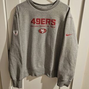 Nike San Francisco 49ers NFL Team Issued Equipment Crewneck Sweatshirt - Size XL